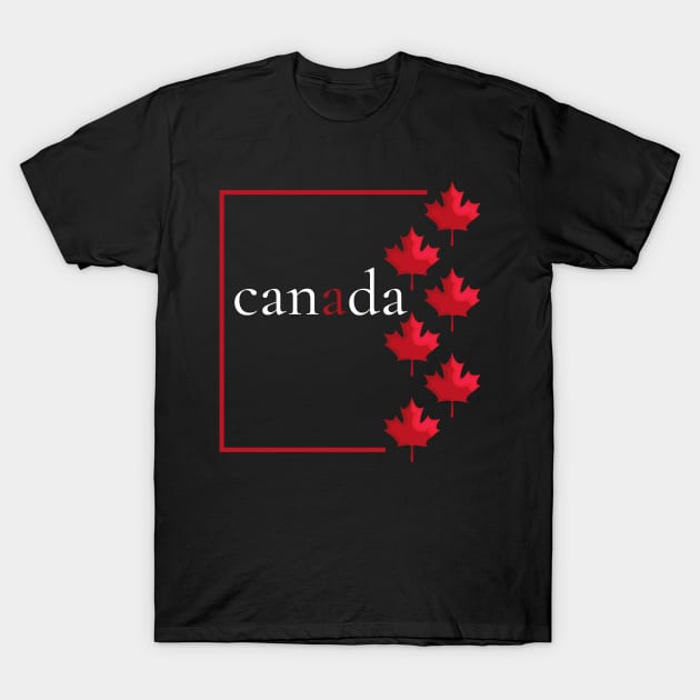 canada T-Shirt by Yasdey